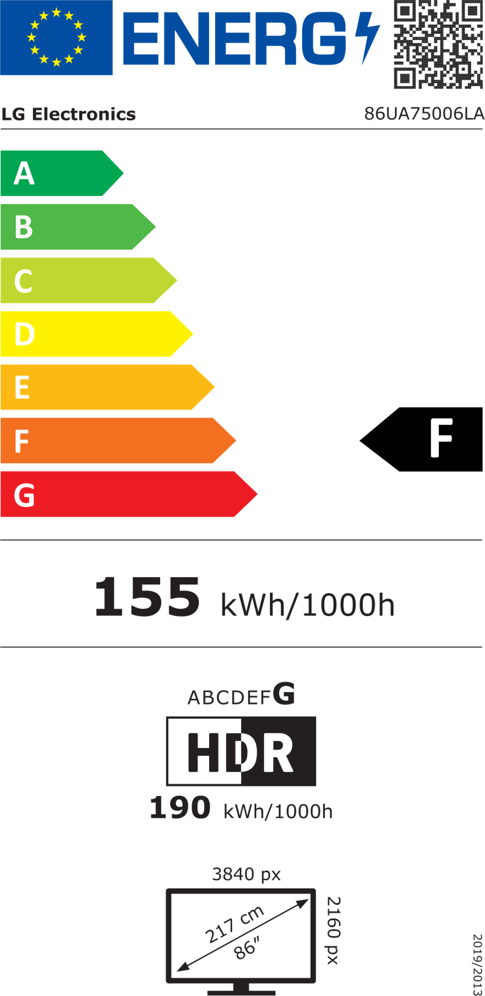 86ua75006la Energim�rke
